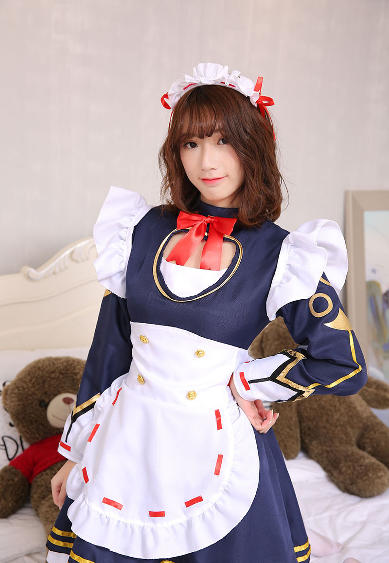 女仆实拍妲己皮肤咖啡cos全套女佣动漫cosplycosplay女装