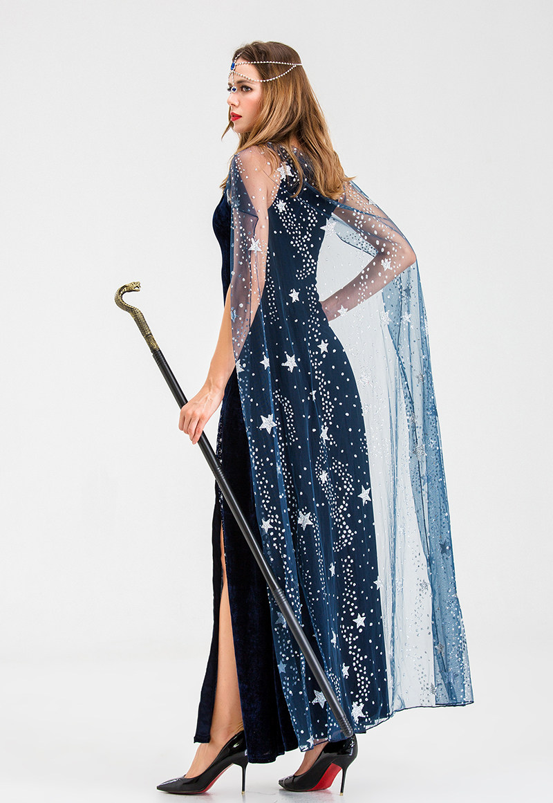 希腊埃及艳后万圣节女王古埃cos华丽长裙女神民族服装