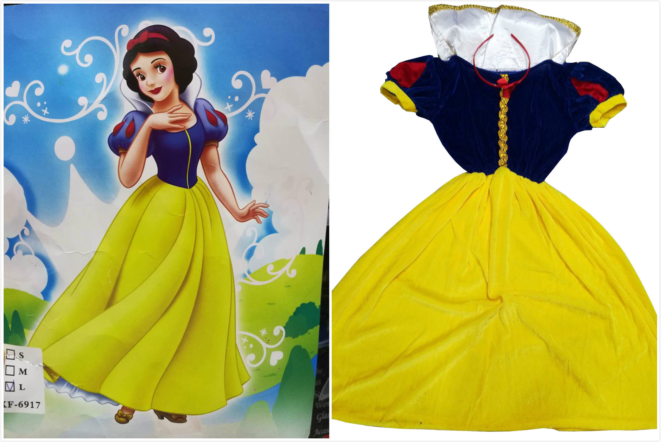 白雪公主新款万圣节裙童童话故事灰姑娘演出服儿童cos民族服装