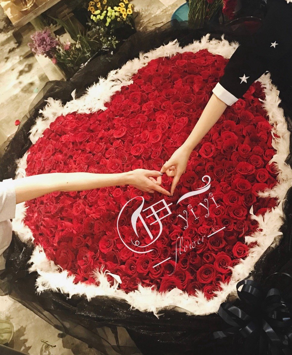 999朵红玫瑰北京鲜花上海西安深圳广州杭州求婚表白生日同城送花