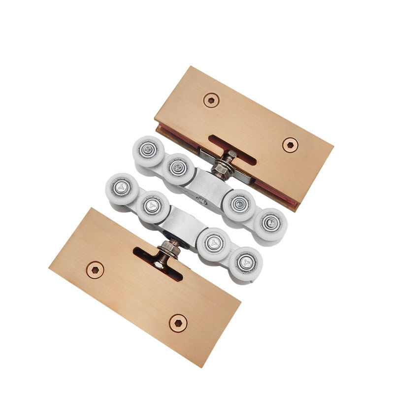 吊轮不锈钢玻璃门玫瑰金移门移门轮滑滑轮吊趟门配件吊滑