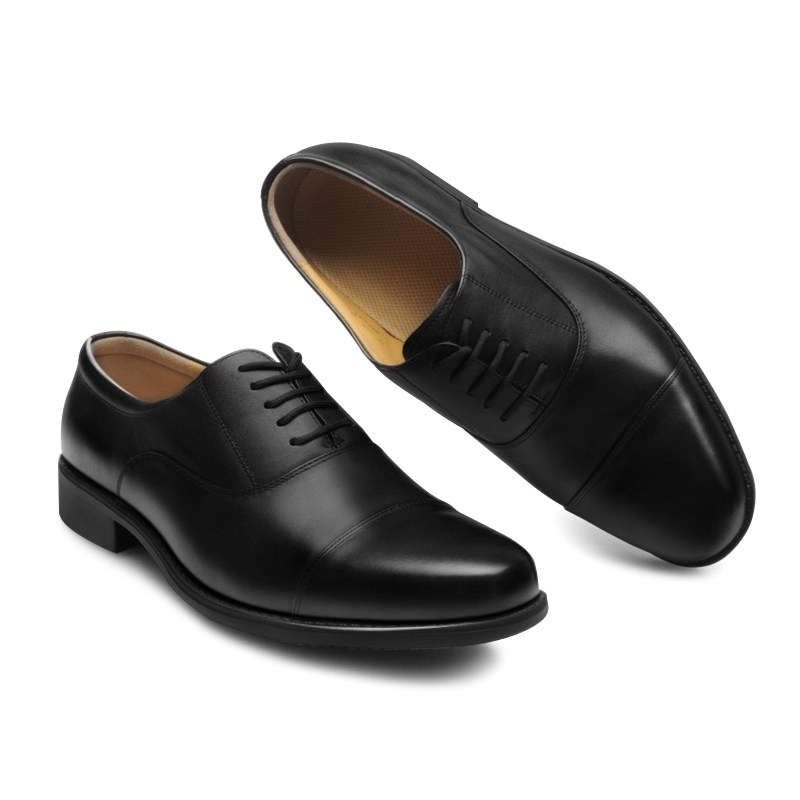 3515强人三接头军官皮鞋男商务士官三尖头07式配发制式校尉军鞋男