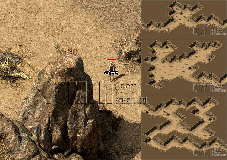 地砖传奇地图素材魔龙山谷3层高品质独立真地设计素材