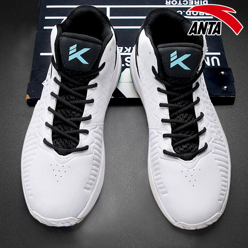 球鞋安踏篮球男鞋汤普森kt新款战靴耐磨实战篮球鞋