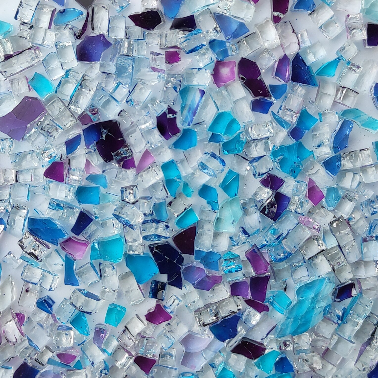 彩色钢化玻璃碎粒diy美院设计创意手工拼图粘贴其他手工制作