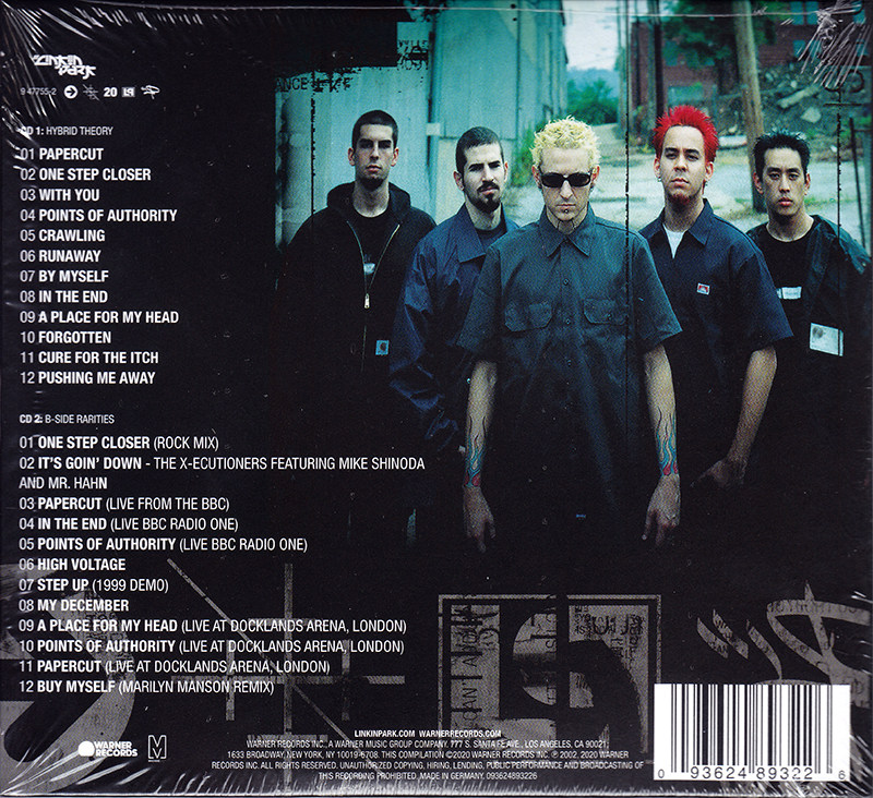 原装正版林肯公园专辑linkinparkhybridtheory2cd唱片音乐cd