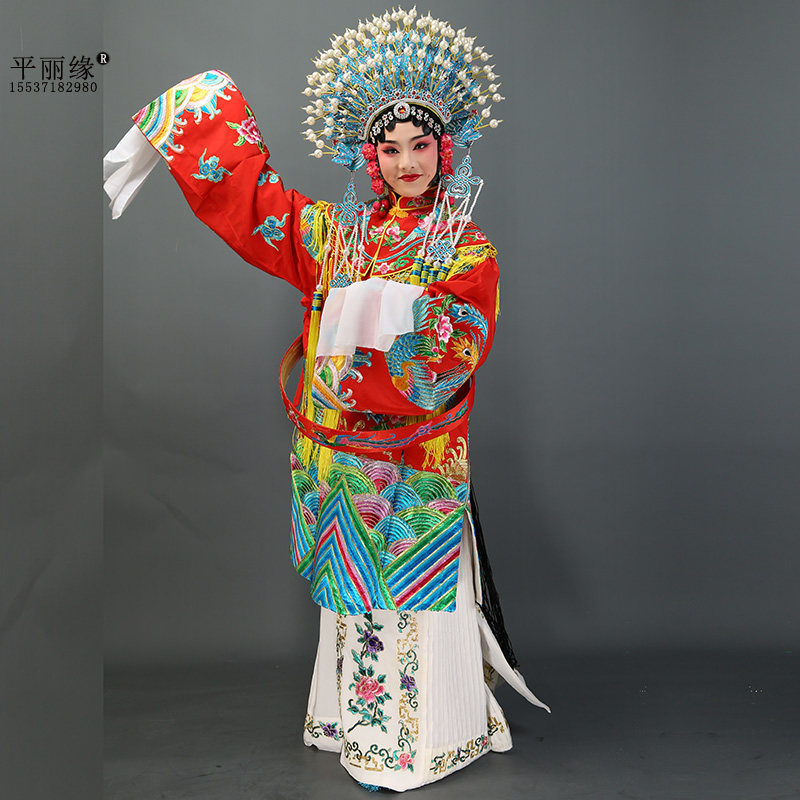 戏曲京剧贵妃醉酒蟒袍公主娘娘戏装舞台演出民族服装