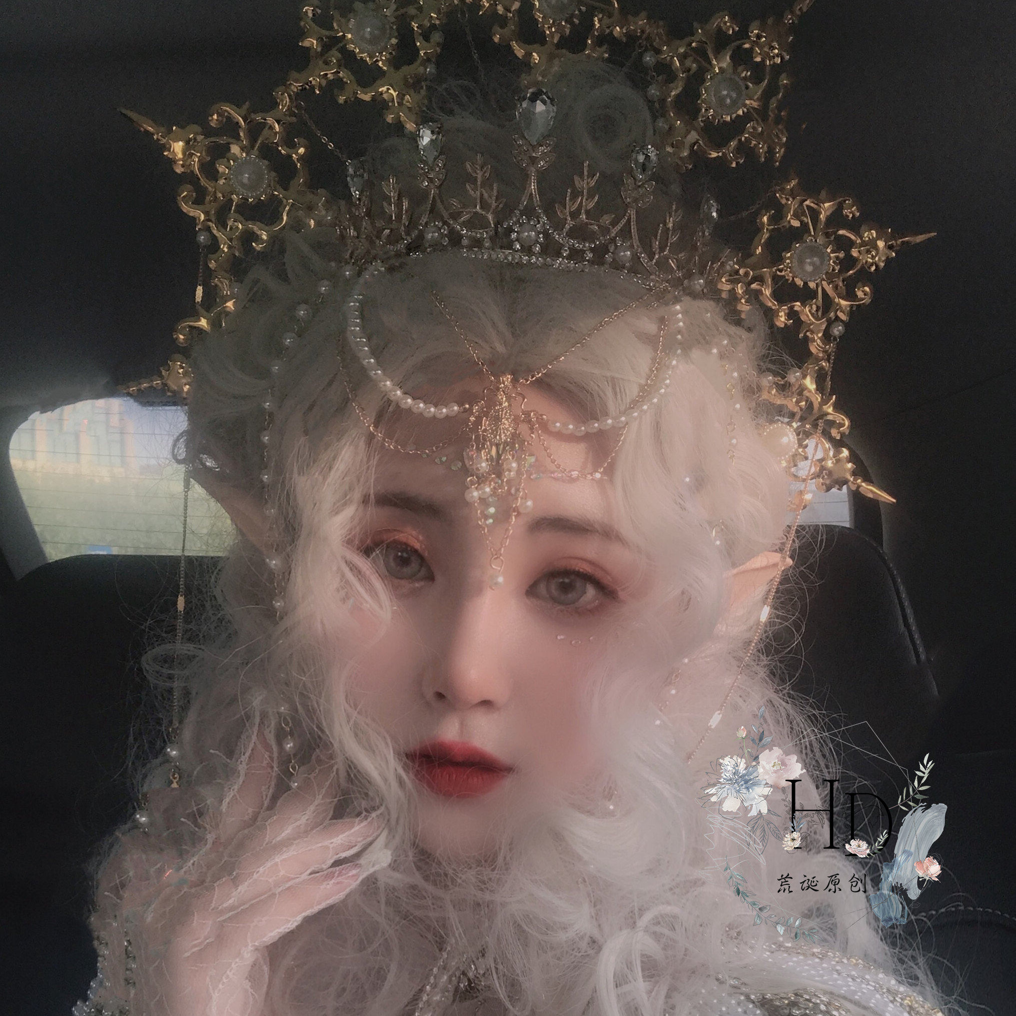 光环洛丽塔lolita圣母阿波罗太阳太阳光教堂天使汉服发饰