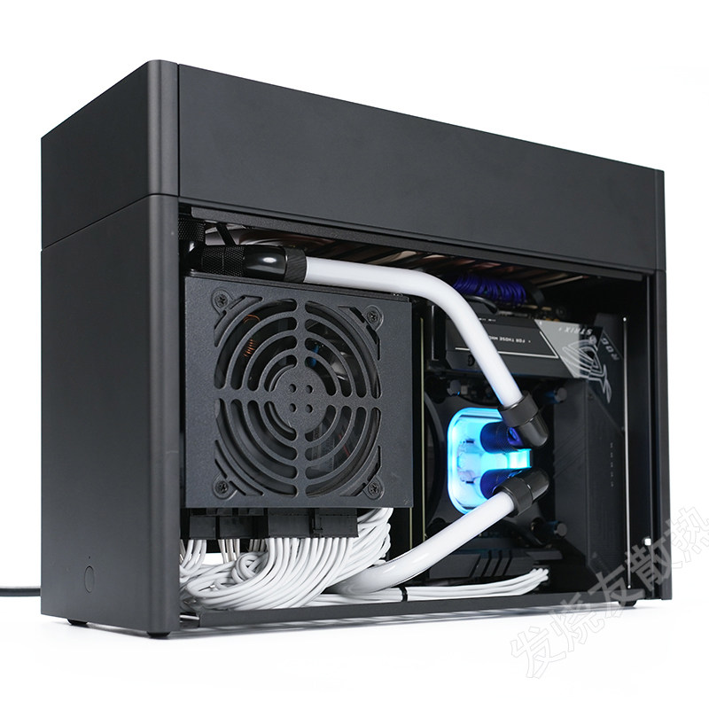 水冷发烧友ghosts1itx机箱a4分体式方案cpu散热器