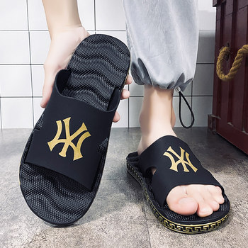 Slippers ຜູ້ຊາຍ summer ກາງເກງໃສ່ເກີບ sole ອ່ອນສວມໃສ່ທົນທານຕໍ່ຫາດຊາຍຫວຽດນາມ slippers 2024 ເຮືອນໃຫມ່ຂອງຜູ້ຊາຍທີ່ບໍ່ແມ່ນເລື່ອນຂະຫນາດໃຫຍ່