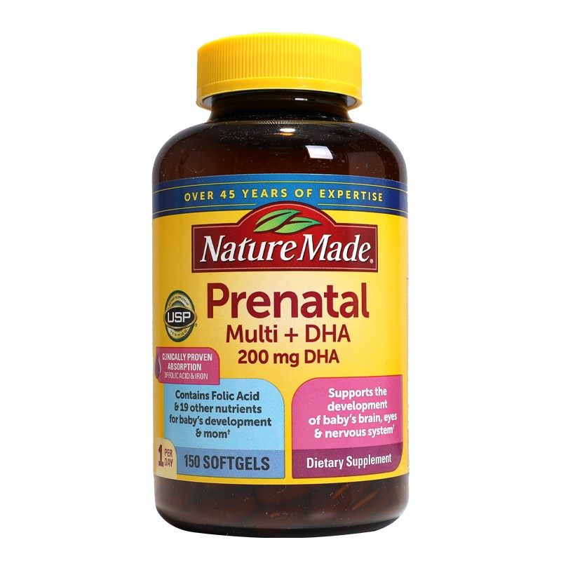 美国代购naturemade孕妇专用孕期综合维生素叶酸孕产妇维生素