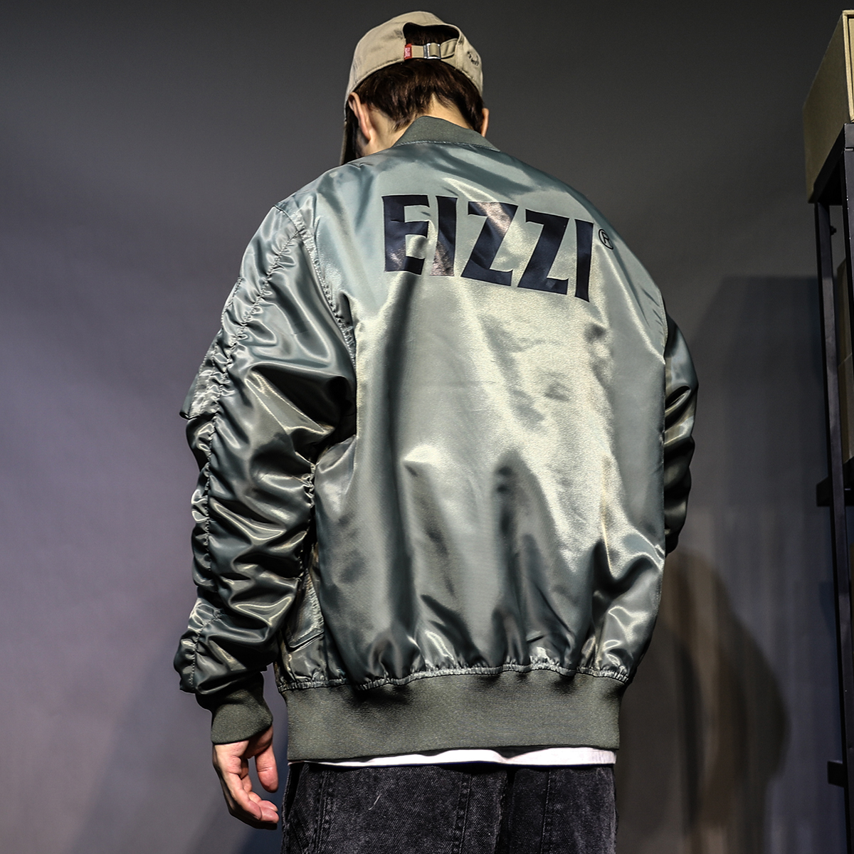 外套男秋冬加厚ma1飞行员夹克男士棉服棉衣棒球服男潮牌学生上衣