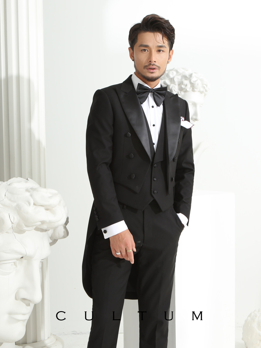 西装男套装新郎结婚礼服主持人司仪婚庆西服舞台演出服魔术燕尾服