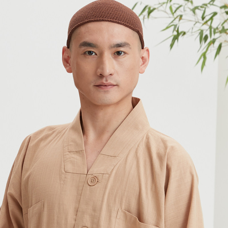 静坐坐禅帽子僧服出家人空调四季可用多色选择帽子