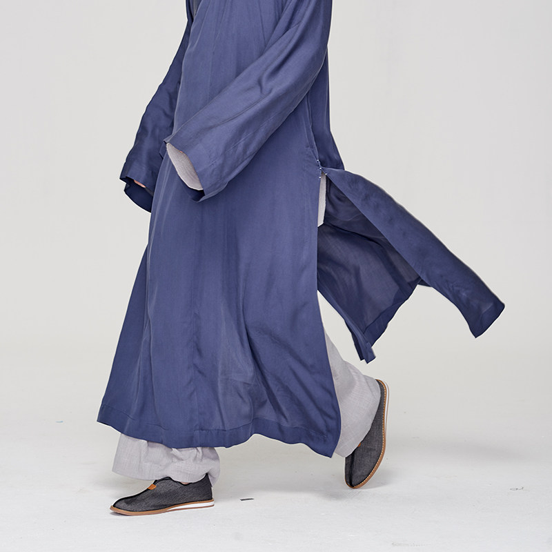 长褂慈缘僧衣衣服大褂夏季天丝透气僧袍男女民族服装