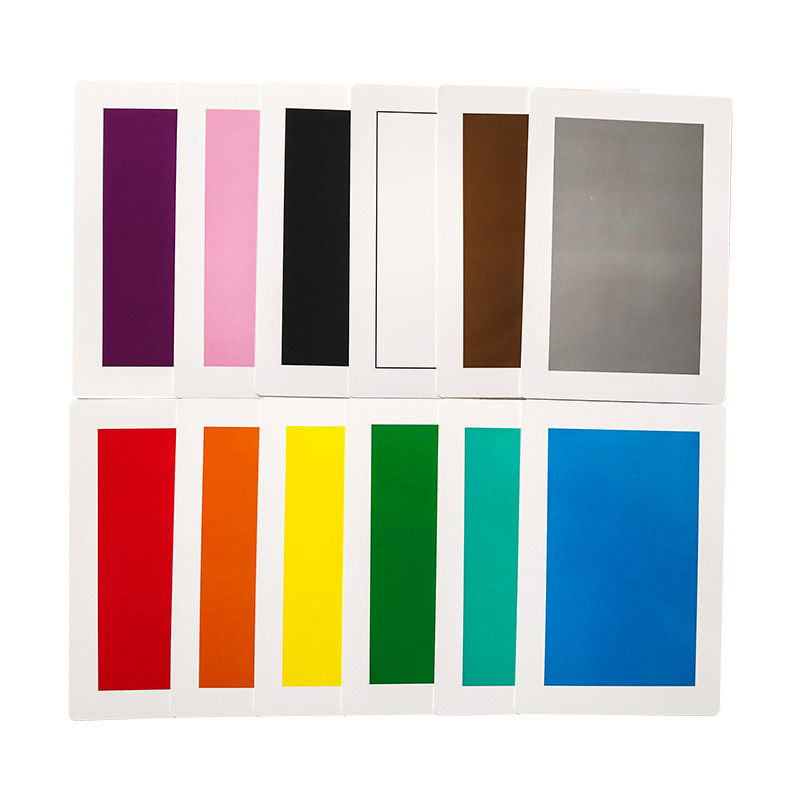 颜色卡片早教识别卡03岁婴幼儿形状认知启蒙幼儿园早教闪卡