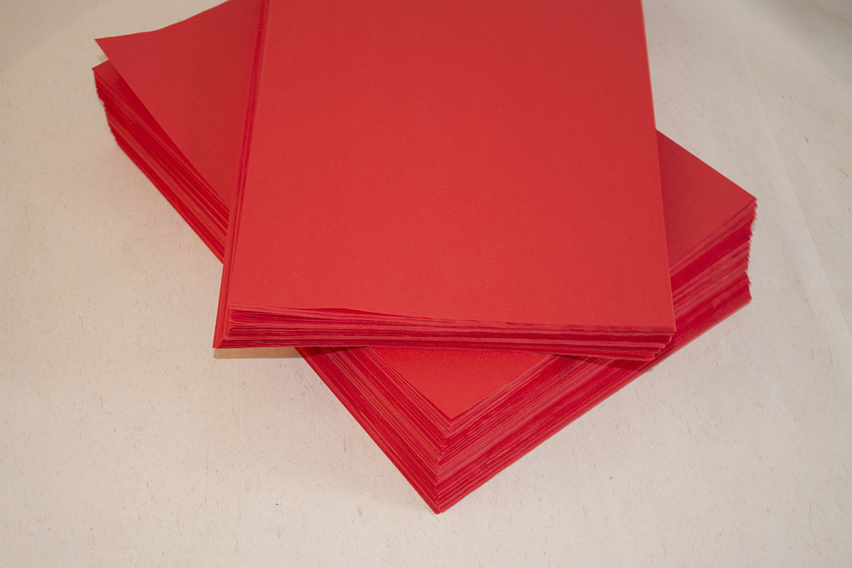 剪纸宣纸专用用纸手工窗花大红红色双面面红剪纸