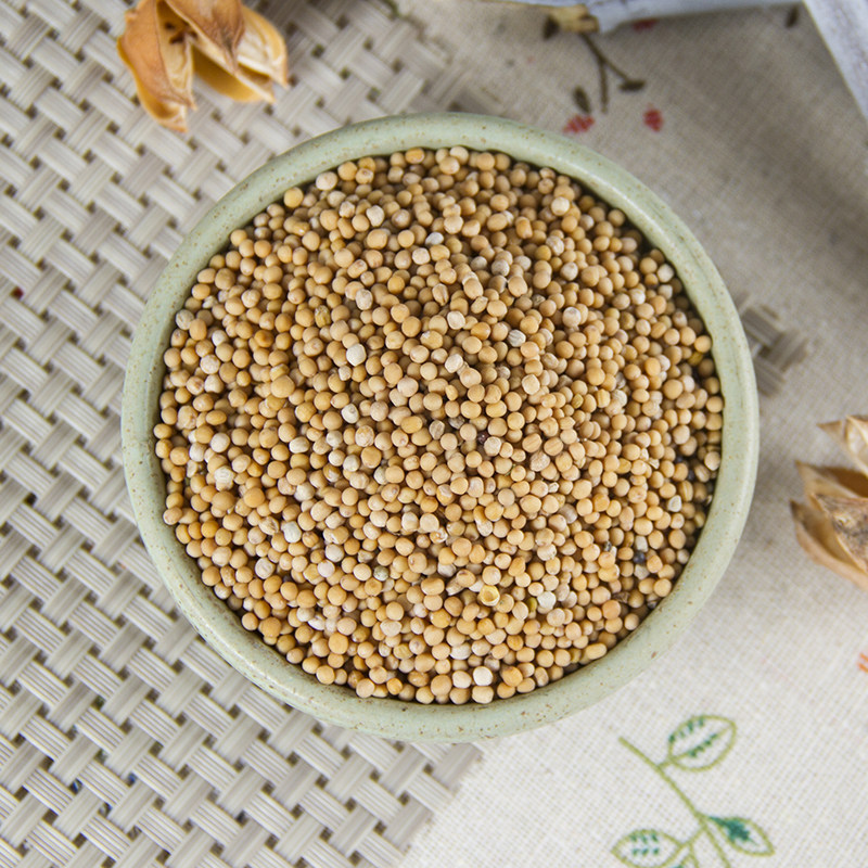 白芥子芥子中药材野生正品白芥籽另有炒白介子500克其他药食同源食品