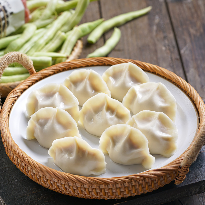 汉唐芸豆水饺山东大手工饺子速冻冷食猪肉蔬菜水饺