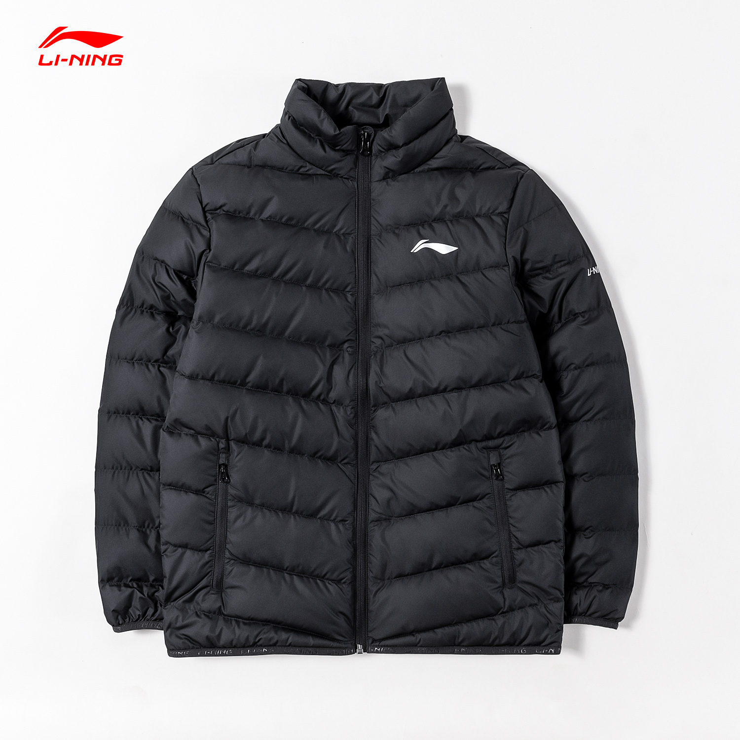 李宁羽绒服2021新品开衫立领外套防风秋冬季正品运动羽绒服
