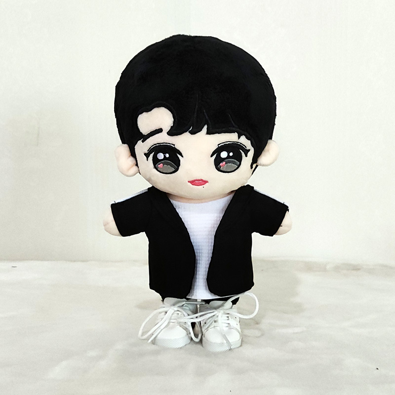 娃娃厘米公仔肖战西服套装红色风衣卫衣20cm毛绒布艺类玩具
