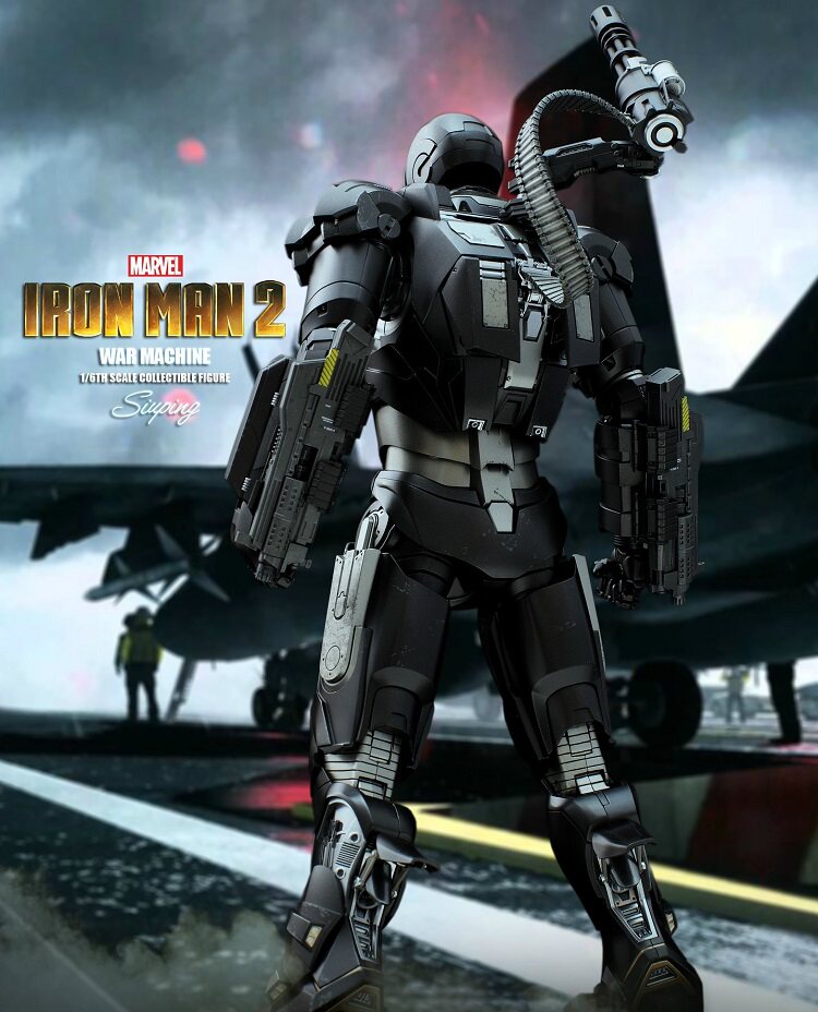 漫威hottoys钢铁侠合金压铸战争机器markver1模型兵人专区