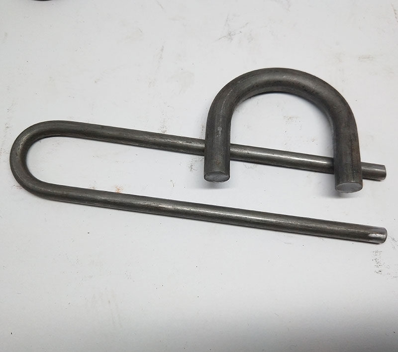 a3圆钢折弯加工直角u型钢筋把手方框架铁条方形圆环圆圈实心铁棒l