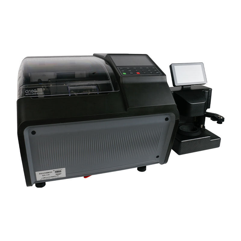 眼镜磨边机镜片全自动扫描新世纪光学仪器g180磨片机磨边机