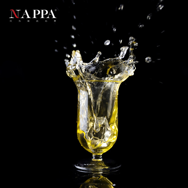 酒杯nappa威士忌水晶手工刻花洋酒烈酒酒吧创意个性洋酒