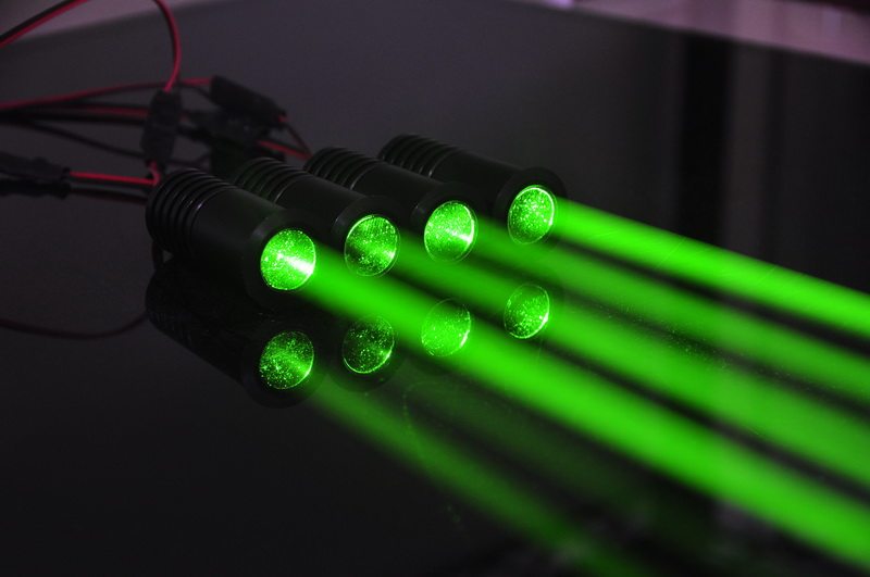 绿色舞台灯光ktv酒吧灯 绿光粗光光束装饰效果灯 5v单支电源另购