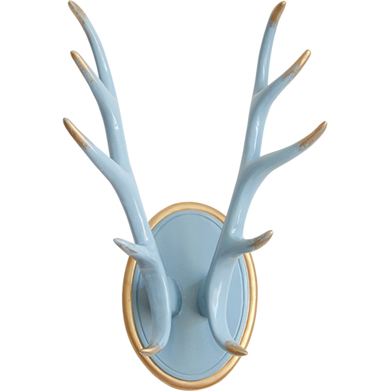 ins简约北欧鹿角壁饰墙饰挂件客厅玄关墙面壁饰