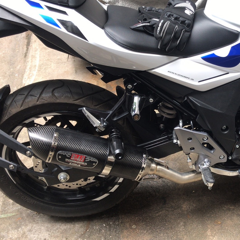 适用于摩托车gsx250r改装排气管dl250中段gsx250尾段排气摩托车排气管