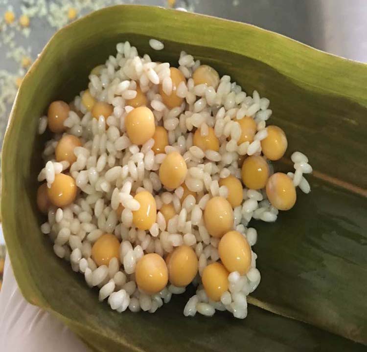 温州特产糯米粽子蚕豆豌豆鲜肉蛋黄板栗真空粽子