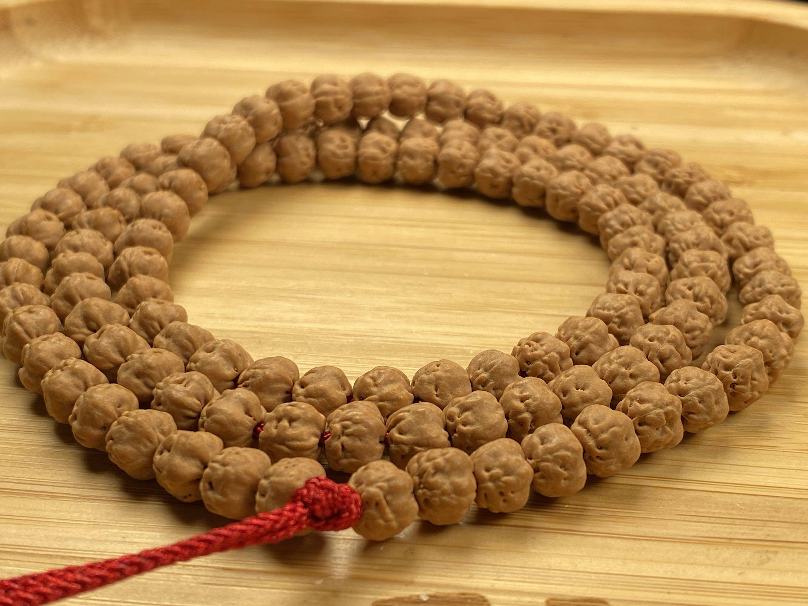 精挑原桩籽矮桩三日红五金龙佛手小金刚菩提提手手串