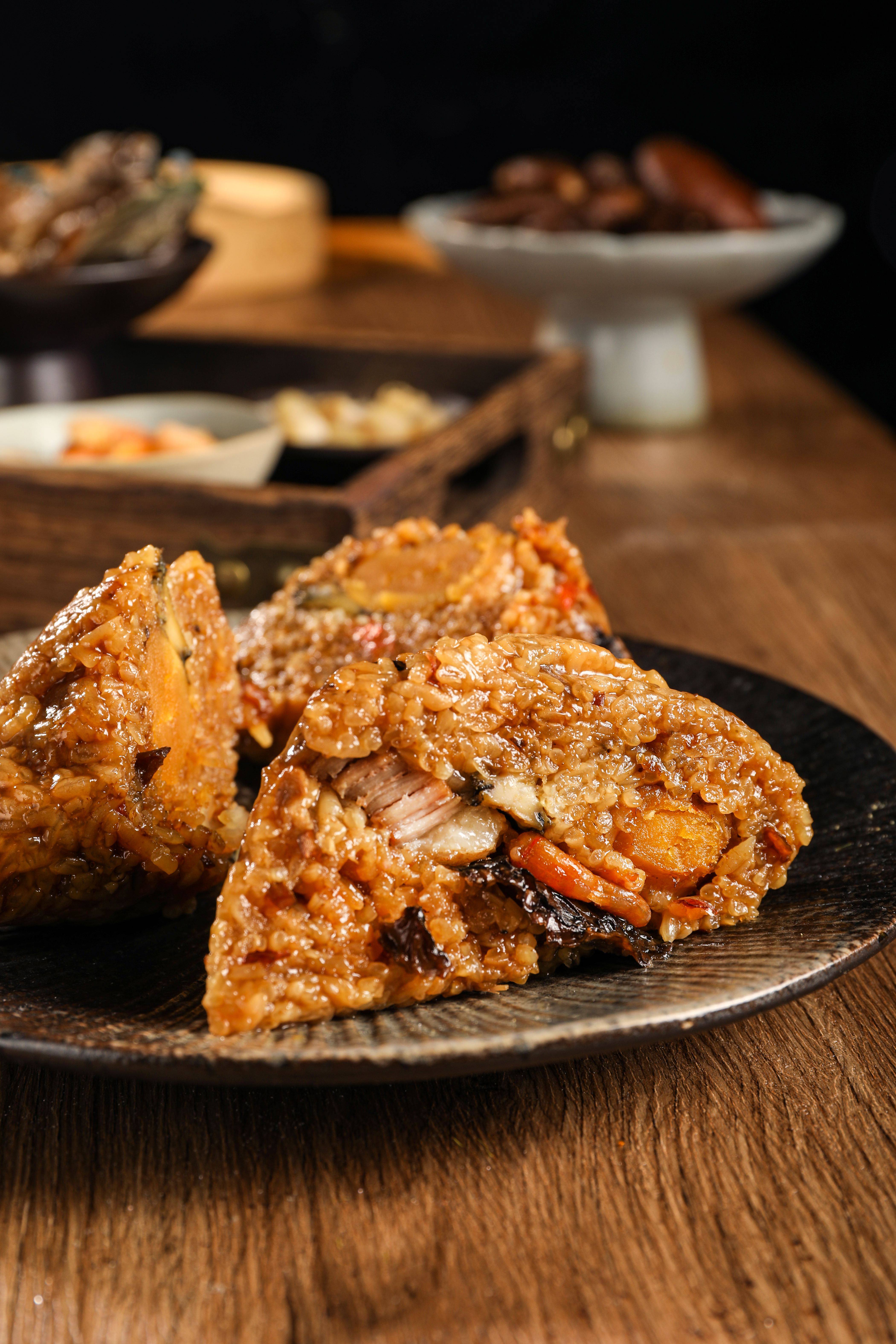 现货海鲜鲍鱼肉粽粽子17元4个起售12个包邮粽子