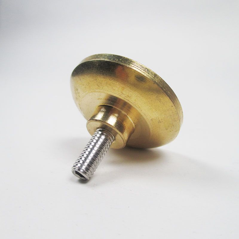 拖碗空竹铜拖碗顶杆专卖直径3厘米丝孔毫米配件空竹