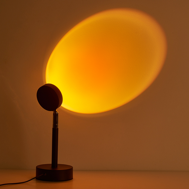 落日夕阳落地灯网红拍照氛围卧室台灯日不落日落装饰落地灯