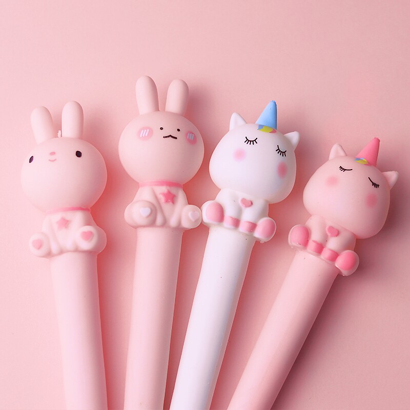 减压中性笔丁程鑫同款超萌可爱水笔搞怪发泄凡豆中性笔