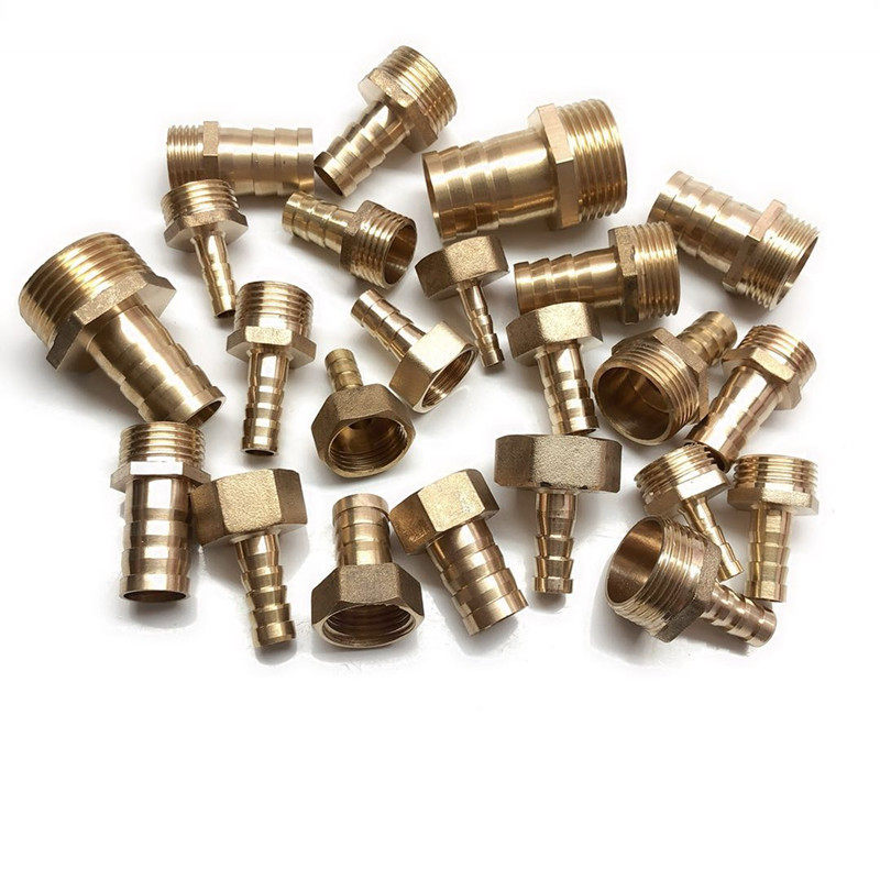 全铜宝塔接头格林头4分6分1寸皮管煤气天燃气快插内外牙快接咀