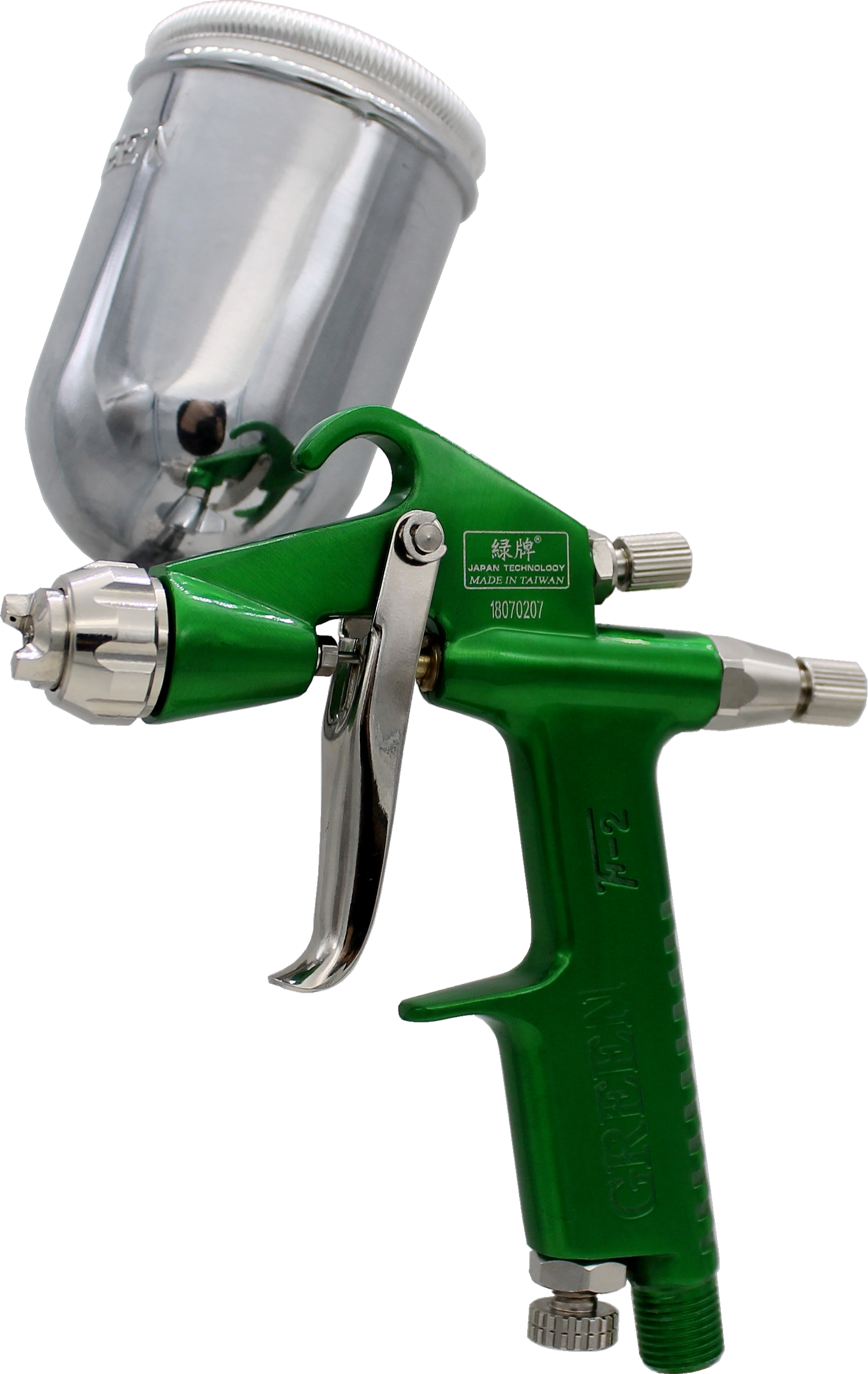 得力绿牌f2喷漆漆枪k3鞋材皮具模型油漆喷枪