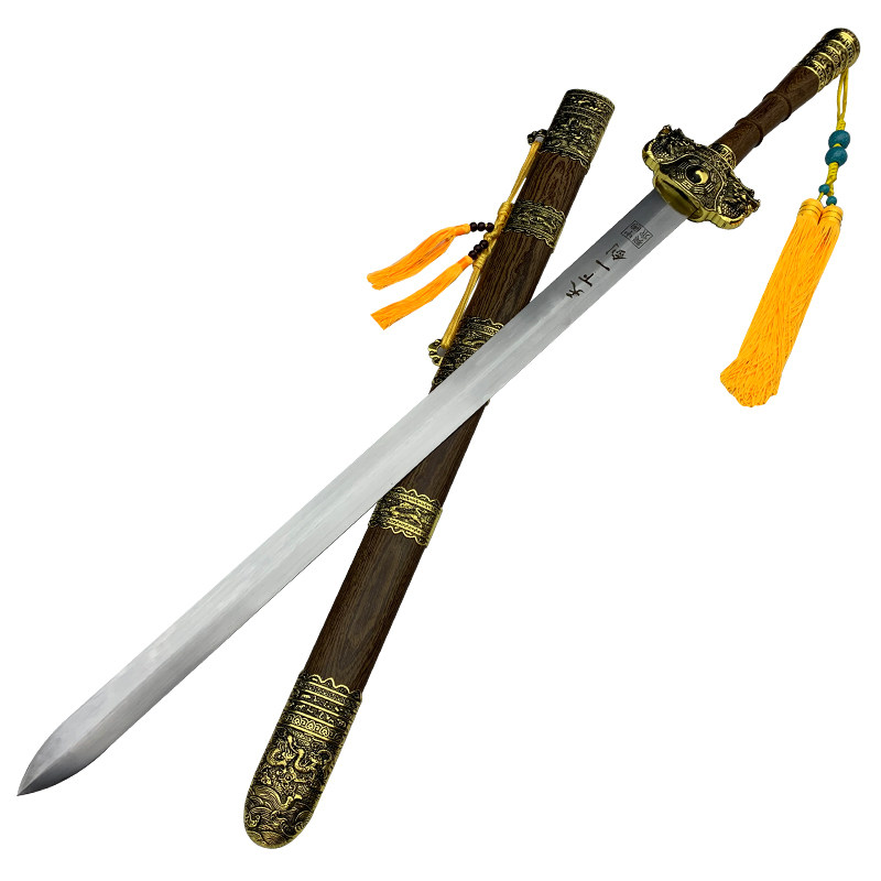 宝剑七星八卦重剑太极极护龙泉长剑硬剑冷兵器刀剑