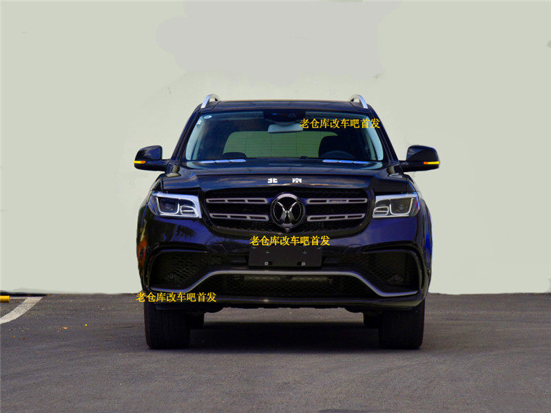 北京轮毂定制排气四出bj90中网机前杠gls奔驰全车改装套件