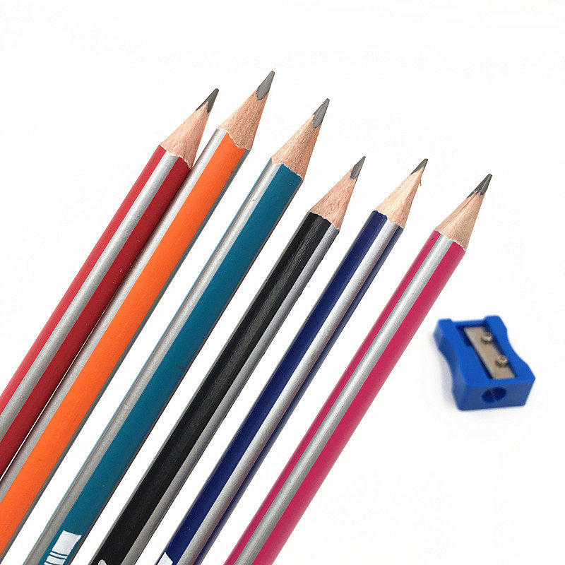 marco马可hb木头铅笔三角六角易握正姿木杆安全环保品质好多款式