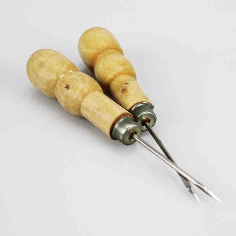 装订锥子凭证财务文具记账钩子木质工具文创