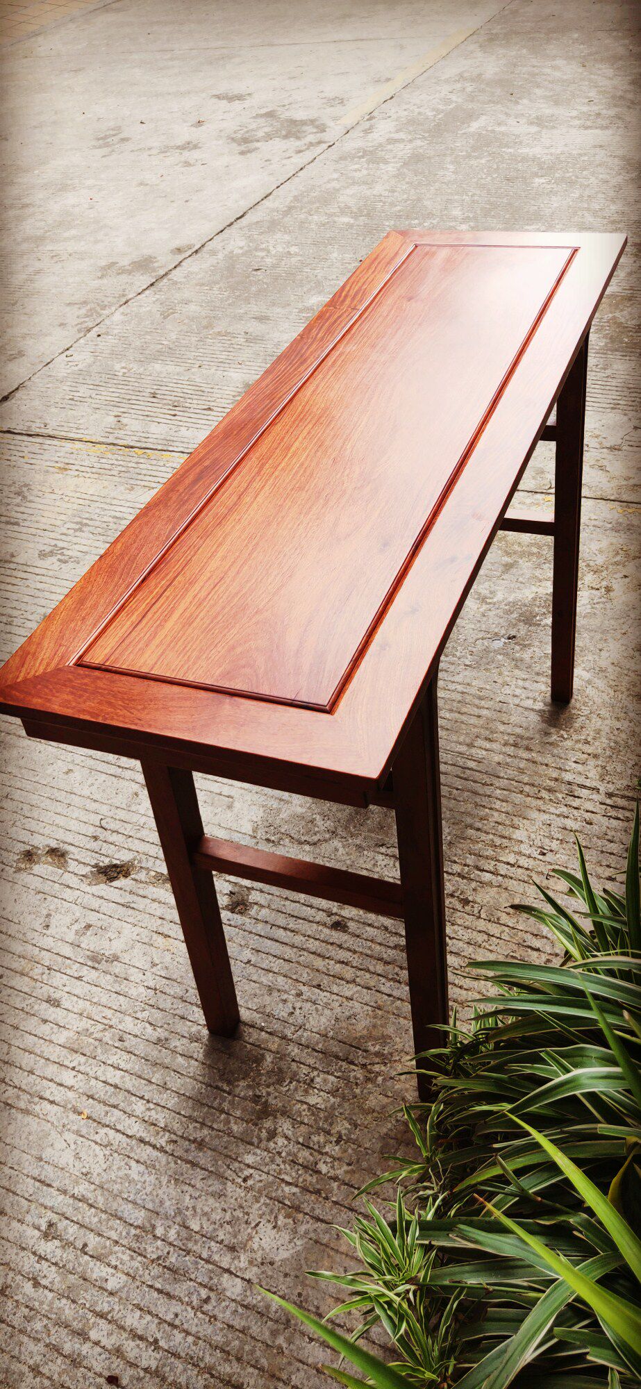 花梨板条桌独玄关神台供桌红木缅甸条案香案条案