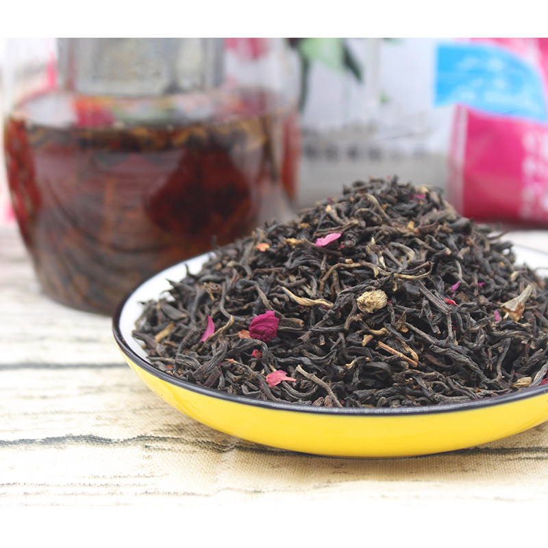 新疆叶尔羌玫瑰玫瑰红红茶500g民族特色bayram茶叶组合型花茶
