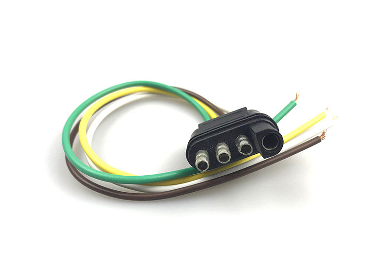 拖车插头美式美规4针电源连接接头4孔摩托其他