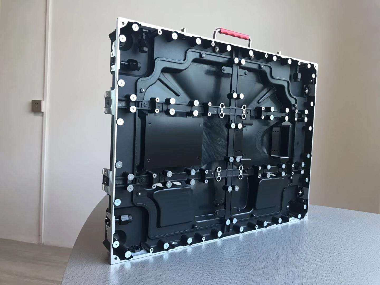 显示屏间距led前后维护压铸箱体租赁p1.56p1.87p2p2.5金属加工件