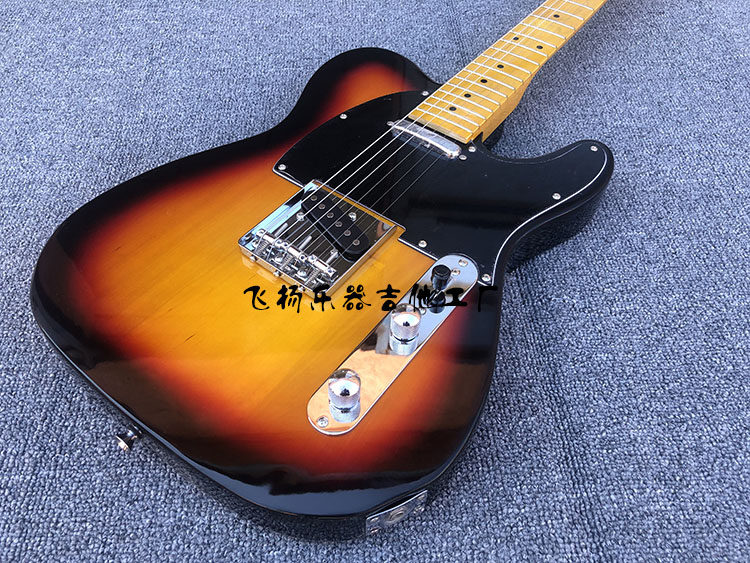 工厂直销弦电吉他太阳油漆椴木木琴身复古琴吉他电吉他
