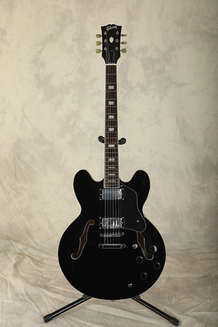 吉他es335孔空心花爵士黄贯中电摇滚布鲁斯多色吉他电吉他